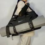 ساک ورزشی جاکفشی دار دیبا خارجی | ساک باشگاهی و سفر با جای مت و آستر ضد آب 9093  تصویر کوچک شماره2
