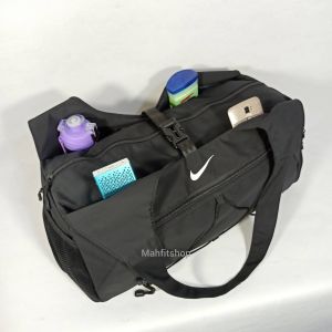 ساک ورزشی قواره بزرگ جلو ضربدری کد 108 | گورتکس ضد آب، جاکفشی و جای شیکر 108